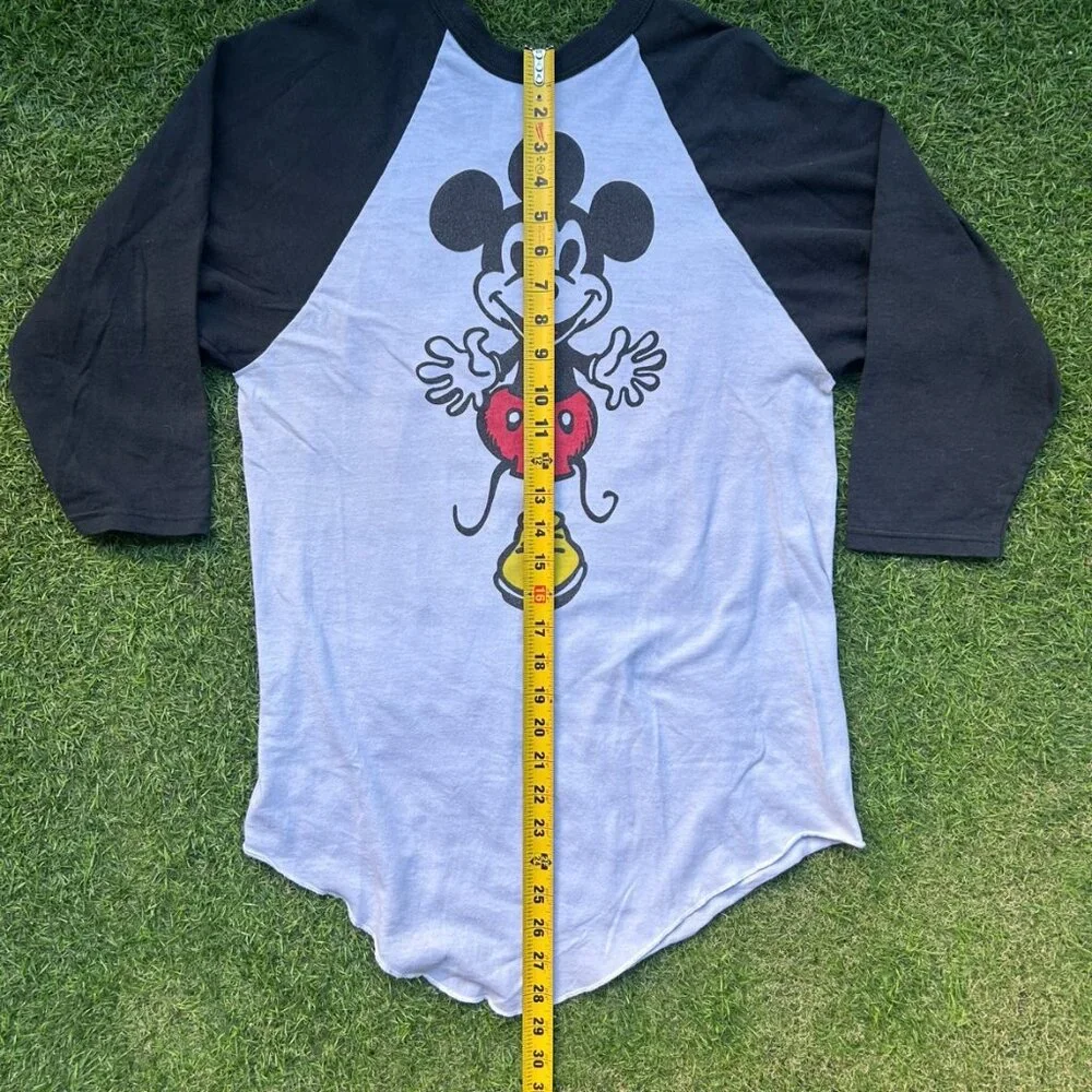 Cool Weird Mickey Mouse Baseball Shirt - Picture 4 of 9